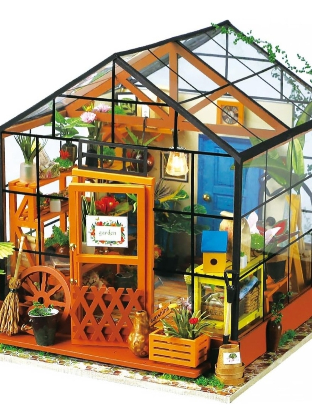 ROWOOD Cathy's Flower House Miniature DIY Kit
